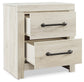 Cambeck Twin Panel Bed with Mirrored Dresser and Nightstand