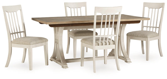 Shaybrock Dining Table and 4 Chairs