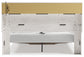 Altyra Queen Upholstered Bookcase Bed with Storage