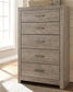 Culverbach King Panel Bed with Mirrored Dresser, Chest and 2 Nightstands