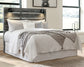 Baystorm Queen Panel Headboard with Mirrored Dresser and Chest
