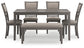 Wrenning Dining Room Table Set (6/CN)